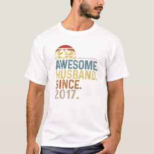 Mens Vintag Rings Hochzeitstag Phantastischer Hus T-Shirt