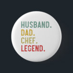 Mens Vintag Shirt Husband Vater Koch Legend Retro Button<br><div class="desc">Männer Vintages Shirt Ehemann Vater Koch Legend Retro Koch,  Papa, Kochen, Backwaren, Konditorei, Vater, lustig, Väter Tag, Geschenk, Koch, Küche, niedlich, Feinschmecker, Mem, Backen, Restaurant, Grillen, kulinarisch, Spaß, Geschenke</div>