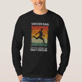Mens Vintag Soccer Vater wie ein normaler Vater nu T-Shirt