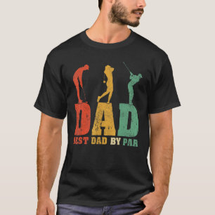 Mens Vintag Style Best Vater Per Par Golfer Golf V T-Shirt