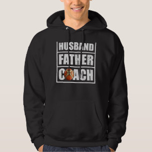 Mens Vintag Style Ehemann Vater Netball Coach Fa. Hoodie