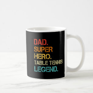 Mens Vintag Style Vater Herberge Tischtennis Legen Kaffeetasse