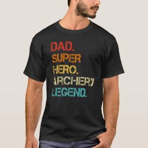 Mens Vintag Style Vater Heroin Archery Legend Vate T-Shirt