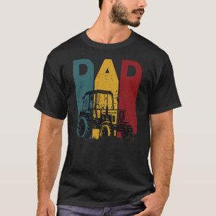 Mens Vintag Tractor Vater Farm Pater Farm T-Shirt