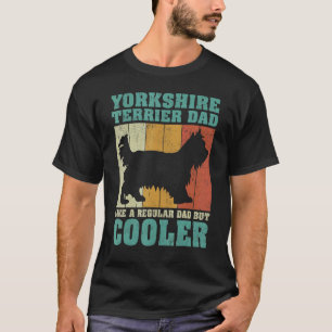 Mens Vintag Yorkshire Terrier Vater wie ein normal T-Shirt