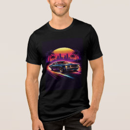 Mens Vintage Car Model Tri-Blend Shirt