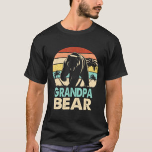 Mens Vintage Grandpa Bear Family Matching For Men T-Shirt