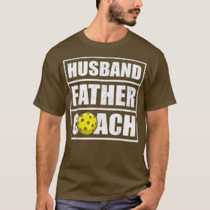 Mens Vintage Style Husband Father Pickleball Coach T-Shirt