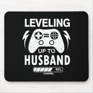 Mens Vintage Verlobung Hochzeit für Groom Video Ga Mousepad