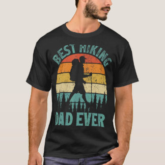 Mens Vintager bester Vater je Vatertag T-Shirt