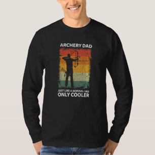 Mens Vintager Bogenschütze Vater wie ein normaler  T-Shirt