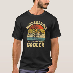 Mens Vintager Bonus Vater ist wie ein regelmäßiger T-Shirt