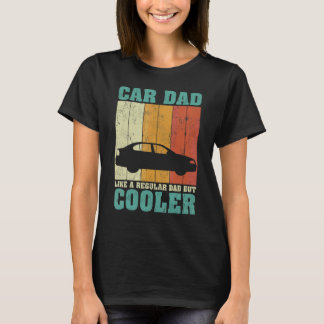 Mens Vintager Retro-Auto-Vater wie ein regelmäßige T-Shirt
