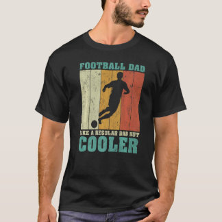 Mens Vintager Retro-Fußball-Vater wie ein regelmäß T-Shirt