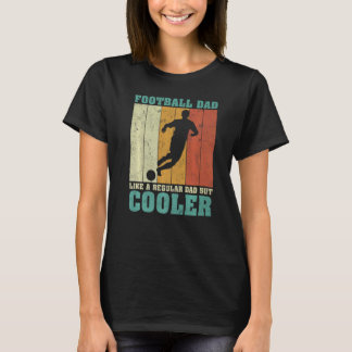 Mens Vintager Retro-Fußball-Vater wie ein regelmäß T-Shirt