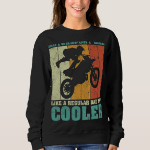 Mens Vintager Retro-Motorsport-Vater wie ein norma Sweatshirt