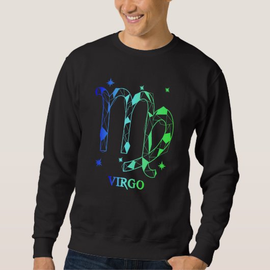 Mens Virgo Zodiac 4 Sweatshirt (Vorderseite)