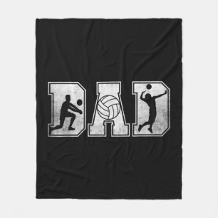 Mens Volleyball Vater Familienfußballmannschaft Sp Fleecedecke