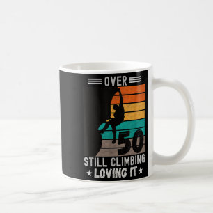 Mens Wall Climbing Kletterparadies Funny 50 Jahre Kaffeetasse