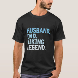 Mens Wandern Vater Funny Musband Vater Wandern Leg T-Shirt