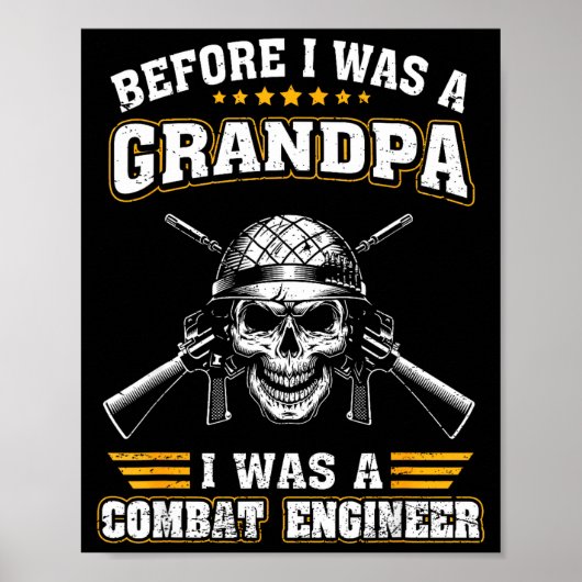 Mens war Pionier bevor Opa stolz Poster (Vorne)
