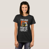 Mens Warehouse Gabelstaplertreiber T-Shirt (Vorne ganz)