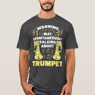 Mens Warning kann spontan über Trump sprechen T-Shirt