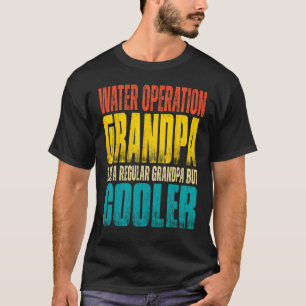 Mens Water Operation Opa wie ein regelmäßiger Groß T-Shirt