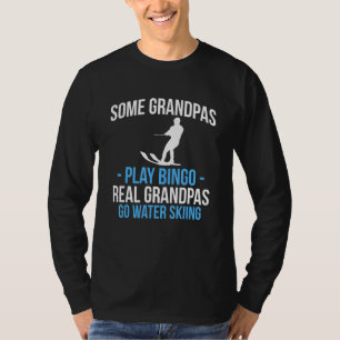 Mens Water Ski Grandpa Skifahren Waterski T-Shirt