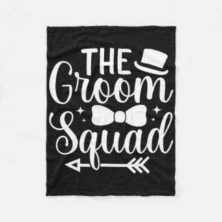 Mens Wedding Party Trauzeugen der Groom Squad Bach Fleecedecke