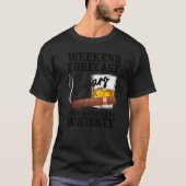 Mens Weekend Forecast Cuban Cigars With Chance Of T-Shirt (Vorderseite)