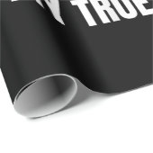 Mens Weightlifter Barbell Training Outfit Geschenkpapier (Rolleneckpunkt)