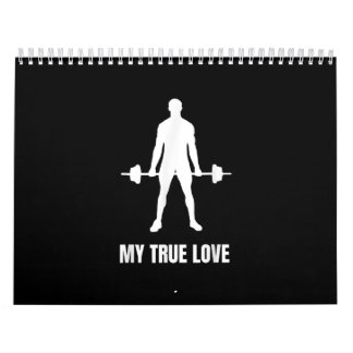 Mens Weightlifter Barbell Training Trainingsoutfit Kalender