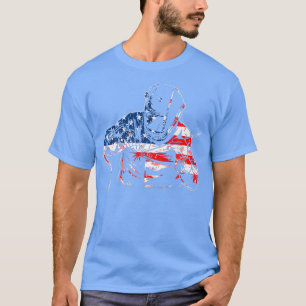 Mens Welder Distressed USA - Schweißen der amerika T-Shirt
