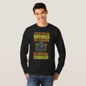 Mens Welding Machine Wig Metal Builder Locksmith C T-Shirt (Vorne ganz)