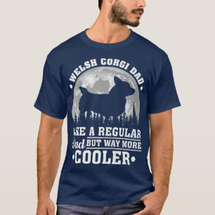 Mens Welsh Corgi Vater wie ein regelmäßiger Vater T-Shirt