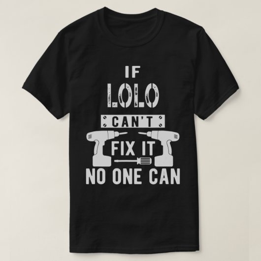 Mens, wenn Lolo kann es niemand kann Filipino Gran T-Shirt (Design vorne)