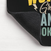 Mens What The World&# s Bester Grandpop sieht aus Mousepad (Ecke)