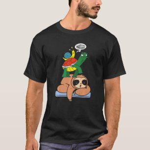 Mens Wheeeee Liebe Sloths Niedlich Sloth Lazy T-Shirt