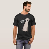 Mens White Schnauzer Dog Vater Man T-Shirt (Vorne ganz)