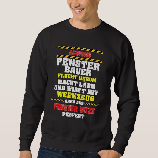 Mens Window Builder Threads mit Tool und Escape Sweatshirt (Vorderseite)