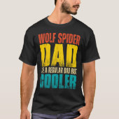 Mens Wolf Spider Vater Wie ein regelmäßiger Vater, T-Shirt (Vorderseite)
