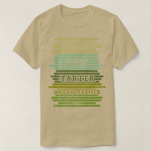 Mens Wolrds besten Farmer, ich gemeiner Vater, fa T-Shirt (Design vorne)