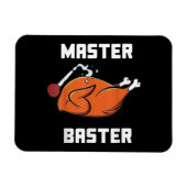 Mens Women Master Baster Funny Turkey Baster Danke Magnet (Horizontal)