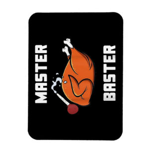 Mens Women Master Baster Funny Turkey Baster Danke Magnet