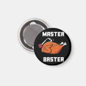 Mens Women Master Baster Funny Turkey Baster Danke Magnet (Vorderseite/Rückseite)
