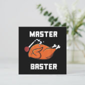 Mens Women Master Baster Funny Turkey Baster Danke Save The Date (Stehend Vorderseite)