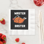 Mens Women Master Baster Funny Turkey Baster Danke Serviette (Beispiel)