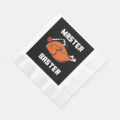 Mens Women Master Baster Funny Turkey Baster Danke Serviette (Ecke)