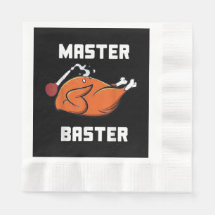 Mens Women Master Baster Funny Turkey Baster Danke Serviette